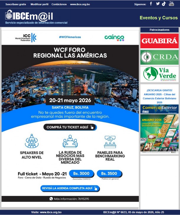 Participa: WCF Foro Regional las Américas